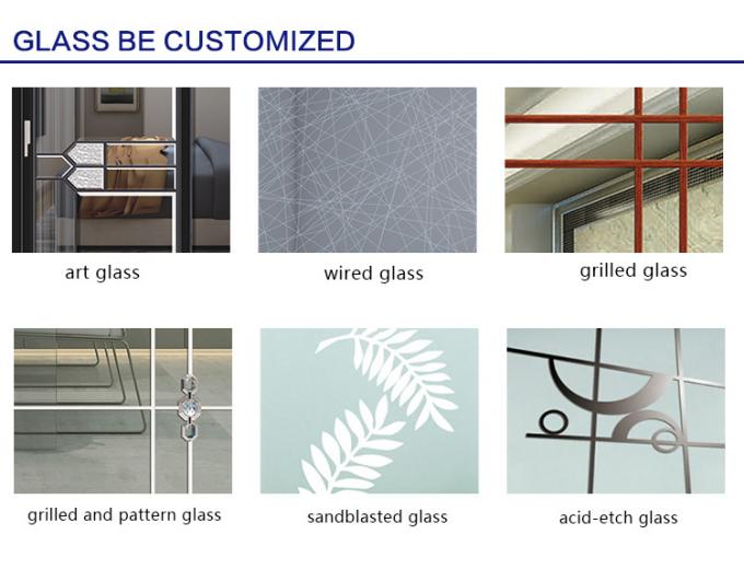 Alwew design china aluminum toilet bathroom kitchen decoration อลูมิเนียม glass swing door