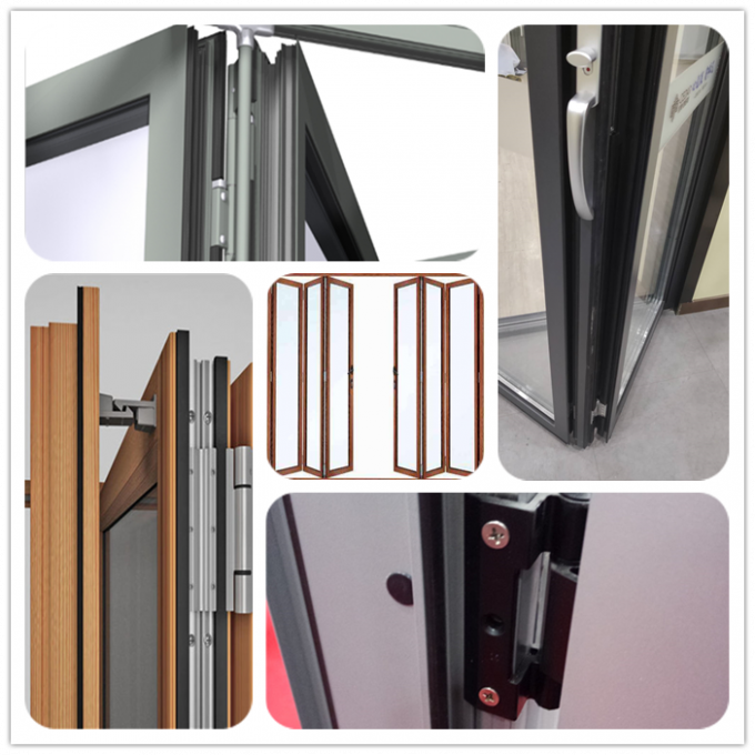 aluminium folding tempered glass sliding glass door system price