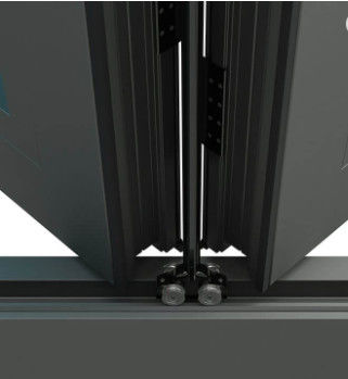 OEM Extruded Aluminum Folding Patio Doors Fiberglass Anodizing