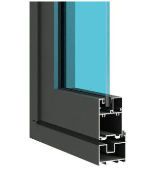 OEM Extruded Aluminum Folding Patio Doors Fiberglass Anodizing
