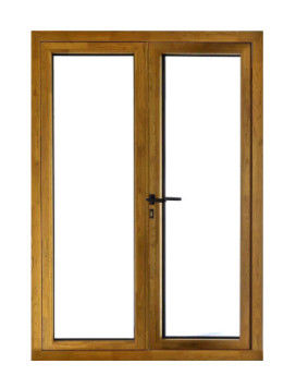 OEM Aluminum Swing Doors , Double Outswing Exterior French Doors