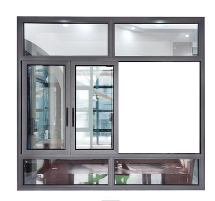 Thermally Broken Aluminium Fabrication Sliding Window With Retractable Screen