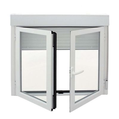 OEM Aluminium Tilt Turn Windows , Aluminium Glass Louvers Window With Crimsafe Mesh