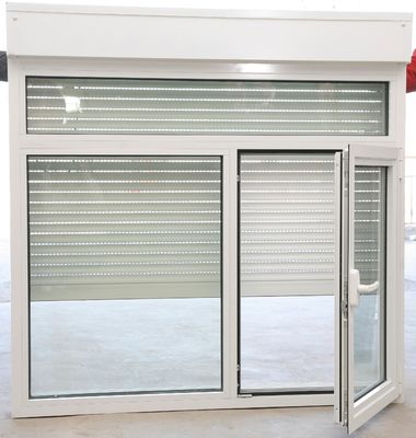 OEM Aluminium Tilt Turn Windows , Aluminium Glass Louvers Window With Crimsafe Mesh