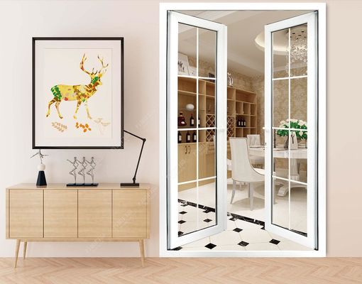 Flush Threshold Aluminum Swing Doors , Anodized Left Hand Inswing French Door